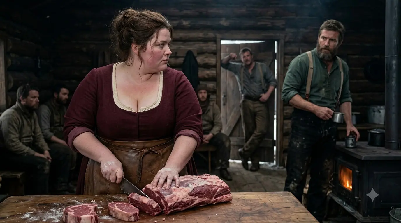 The Lumberjacks Shamed Their New Camp Cook Before Supper — Then the Camp Owner Threw a Telegram on the Table