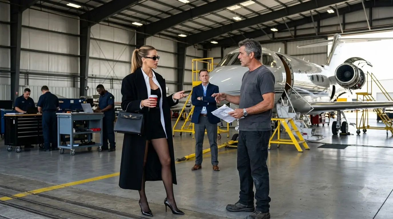 A Single Dad Was Told He Wasn’t Qualified to Touch the CEO’s Jet — Then the Entire Hangar Went Silent When He Asked One Question