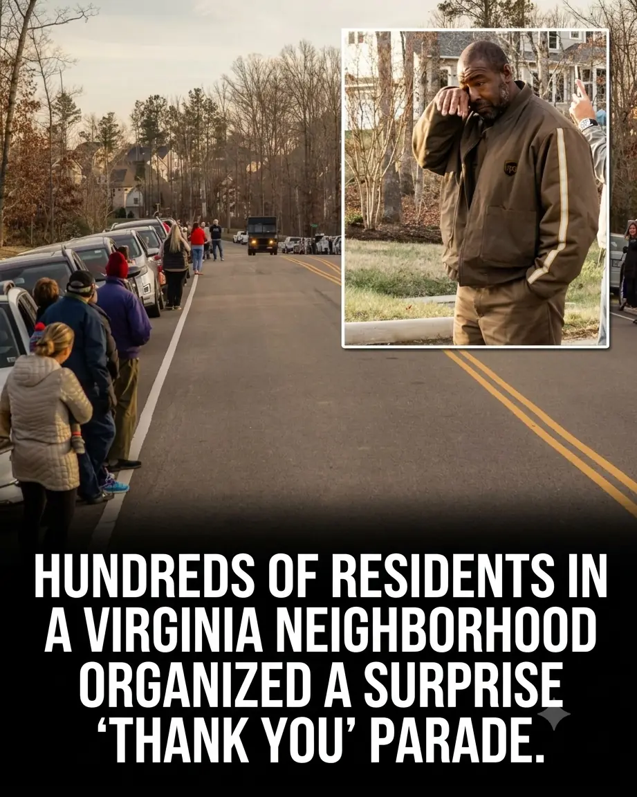 A UPS Driver Broke Down in Tears When 100 Neighbors Surprised Him With a Heartwarming Thank-You During the Pandemic