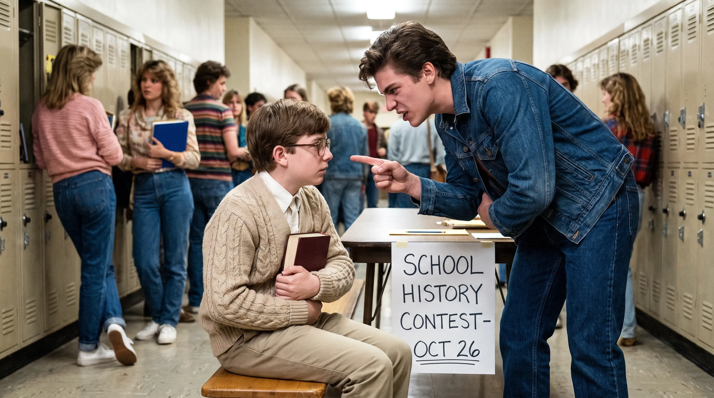 "Nobody Cares About Your Stupid History Contest," the Bully Sneered, Until the Boy in the Cardigan Refused to Move