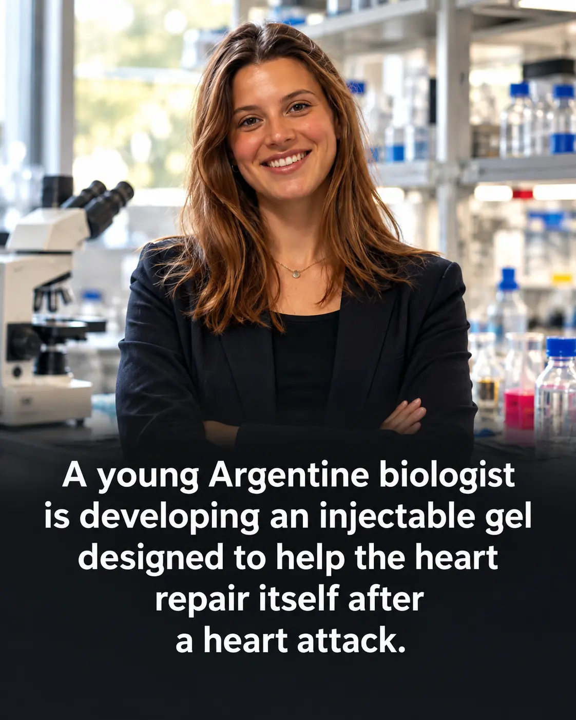 At Just 25, This Argentine Biologist Is Helping Develop an Injectable Gel That Could One Day Help the Heart Repair Itself After a Heart Attack