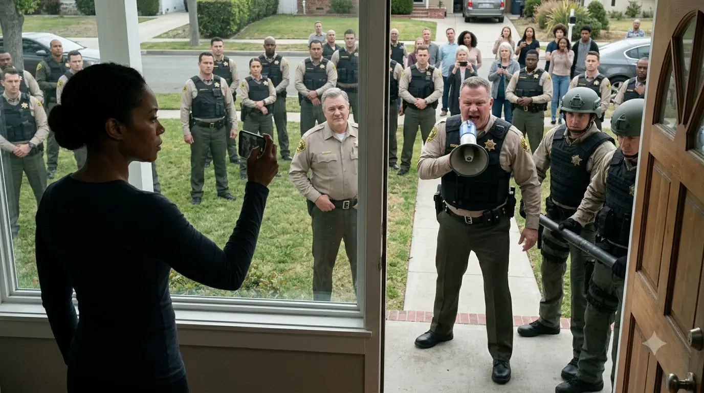 30 Cops Target A Woman's Home — Then Her Call Destroyed Them All
