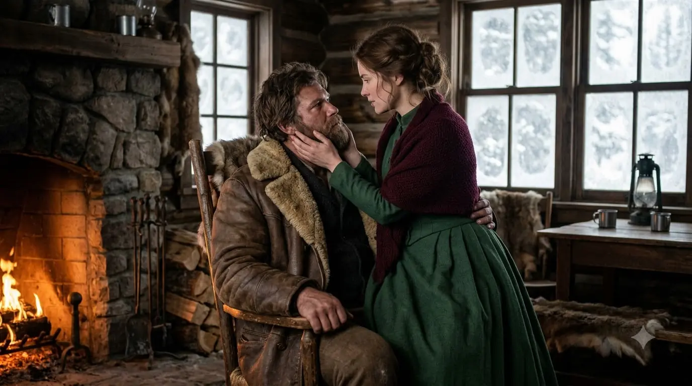 The Mountain Man Warned Her That Loving Him Was Dan.gerous — Then Someone Pounded on His Cabin Door