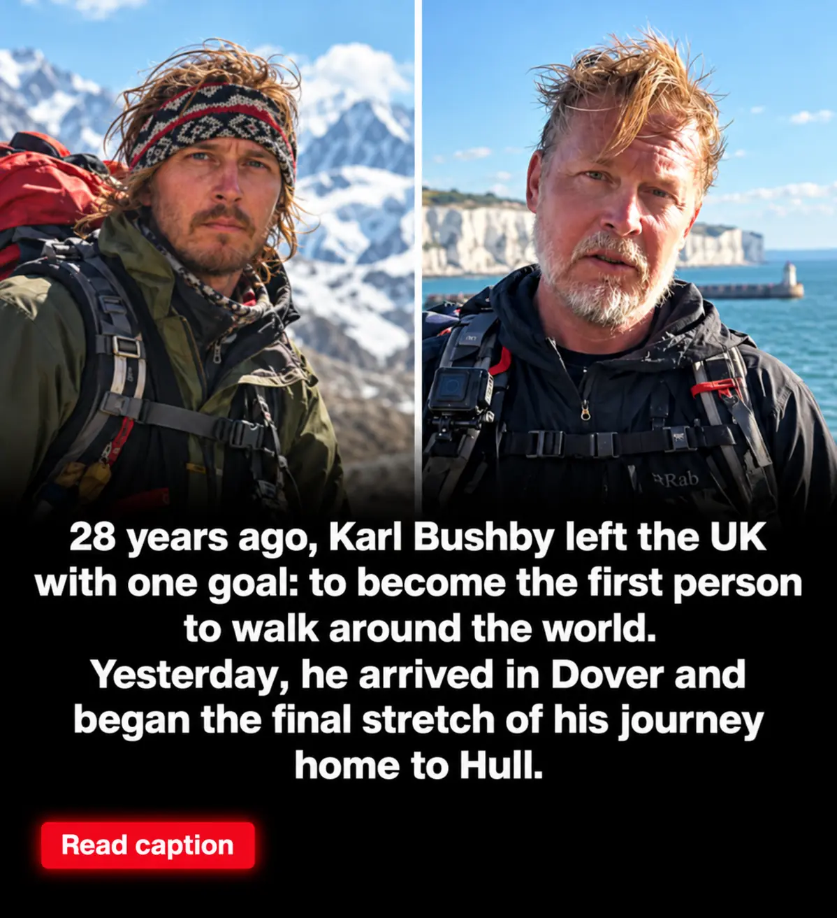 After 28 Years Walking Around the World, Karl Bushby Is Finally Just 250 Miles From Home