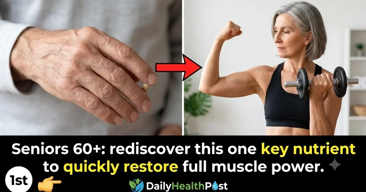 Seniors: the 1 simple ingredient that quickly rebuilds muscle