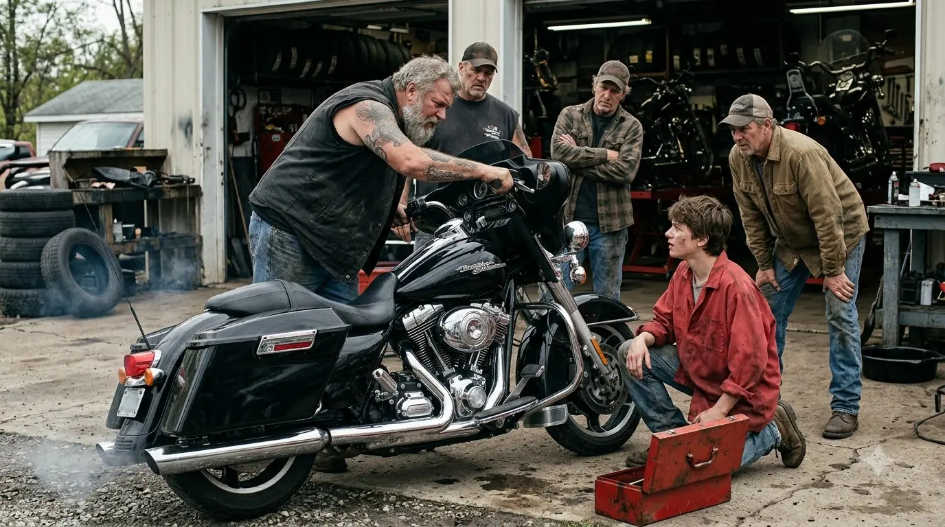 Fifteen Mechanics Failed to Start a Biker’s Touring Bike — Then a 16-Year-Old Boy Asked for Five Minutes