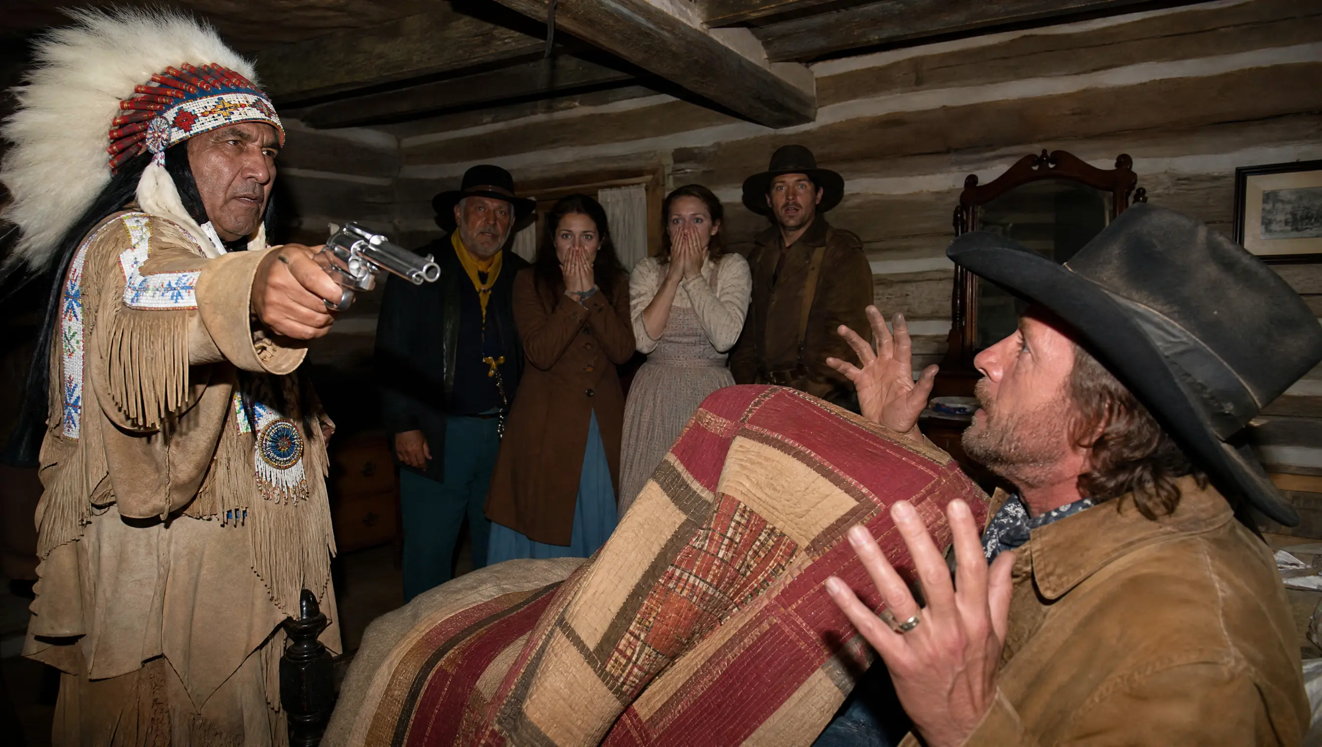 "Marry My Daughter," the Chief Commanded the Trembling Cowboy — But No One Warned Him What Waited Behind the Blanket