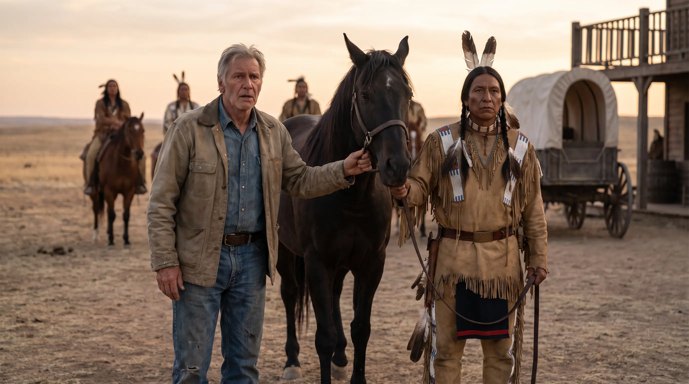 He Gave His Only Horse to Desperate Strangers — Until a Native Warrior Returned Her and Said, "The Horse Is Not the Only Reason We Came"
