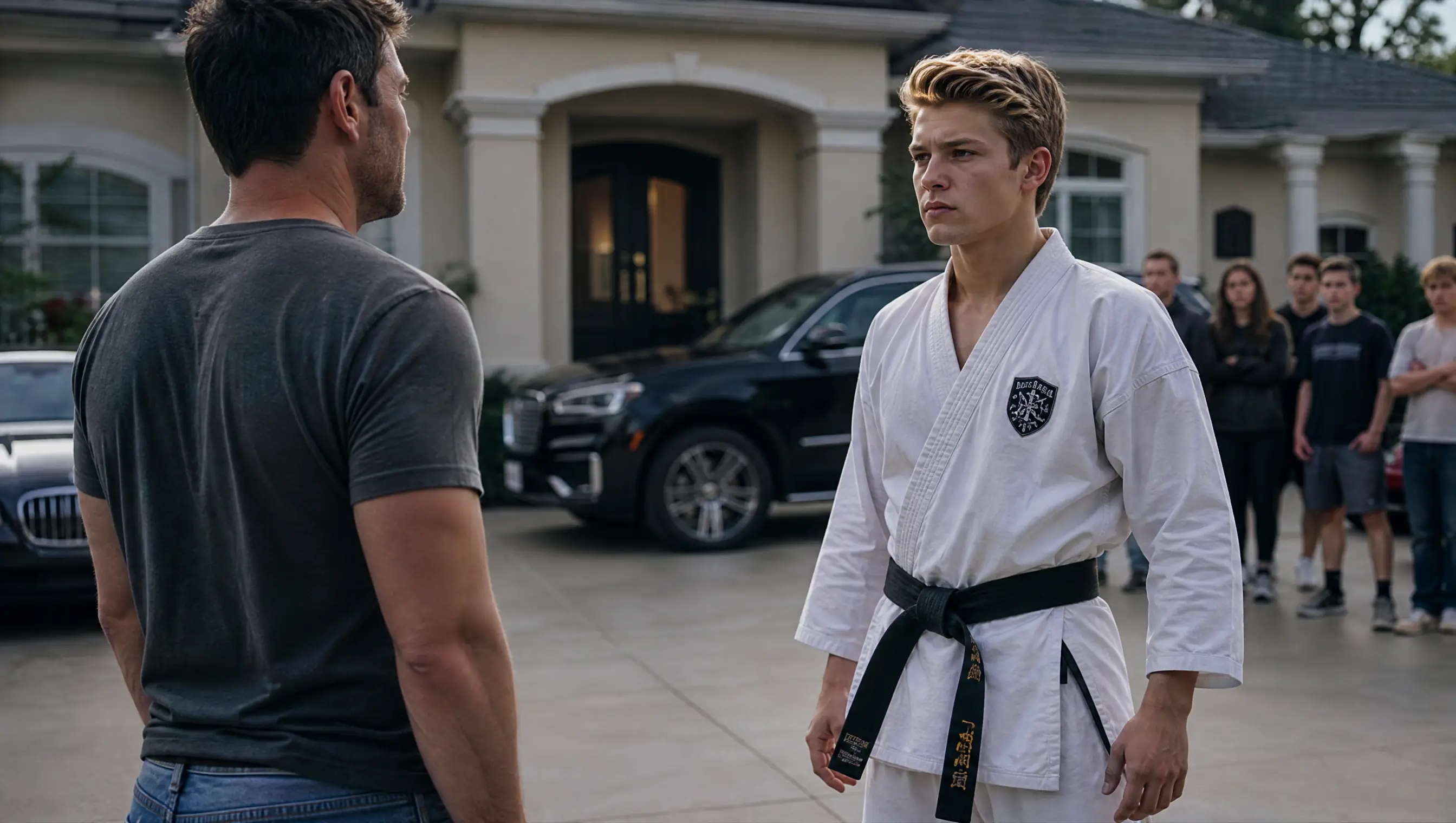 “Bow Down,” He Ordered — Then the Quiet Single Dad Veteran Made the Black Belt Regret It