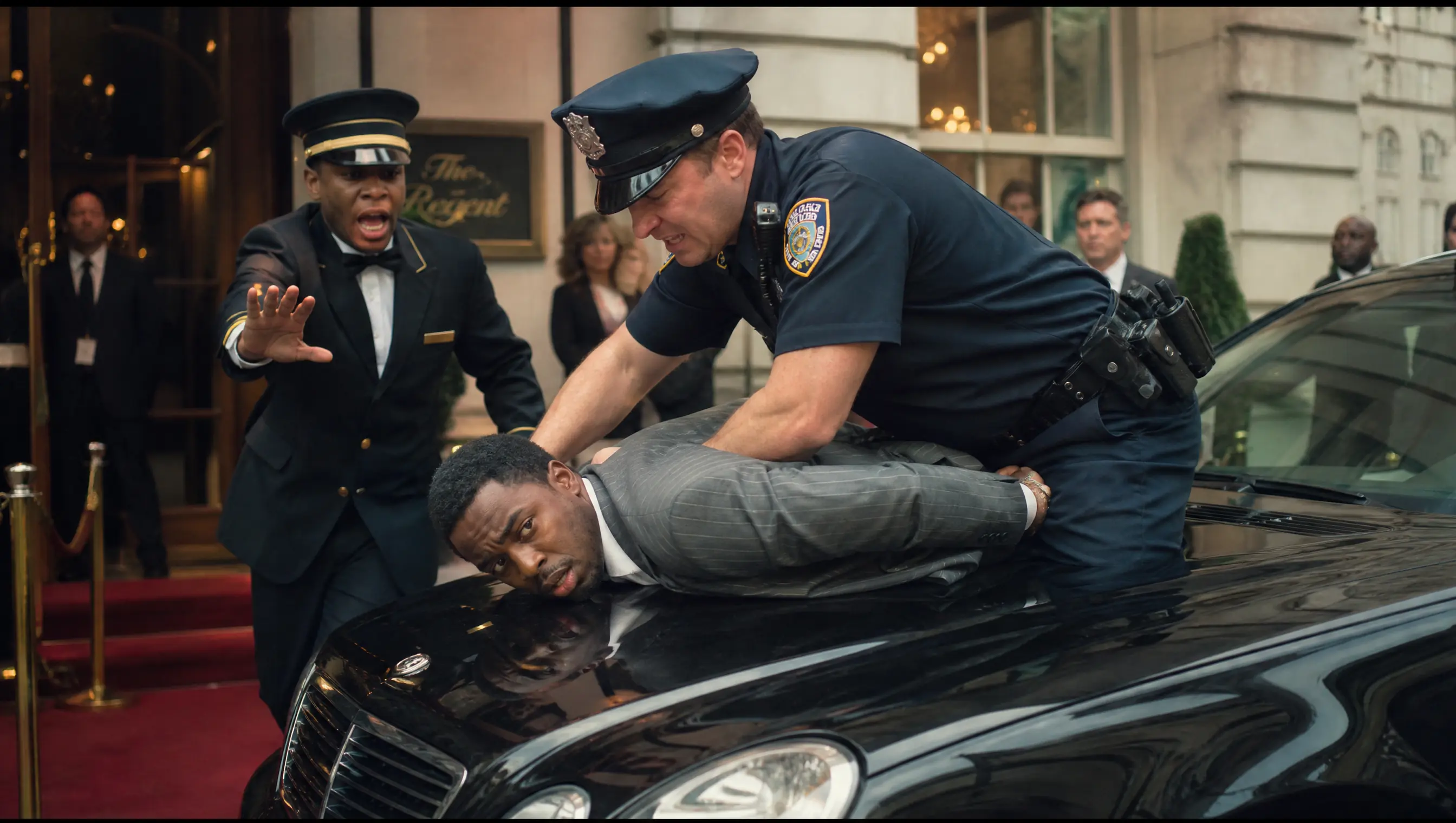 Slammed Onto the Hood of His Own Luxury Car by a Racist Cop — Until the Valet Shouted, "Officer, Stop! He Owns the Vehicle"