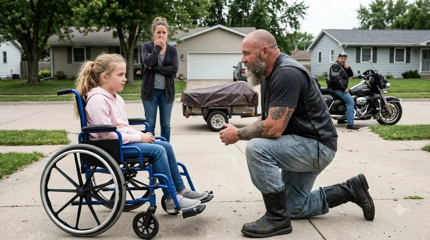 Every Day at 4:17, the Biker Everyone Feared Rode Past the Little Girl’s Window — Then He Uncovered Her Dead Father’s Motorcycle