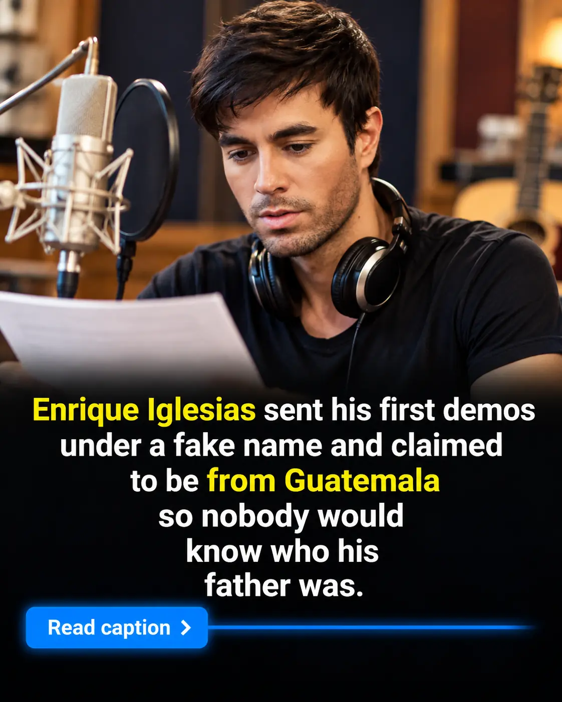 Enrique Iglesias Hid His Famous Last Name to Prove He Could Make It on His Own