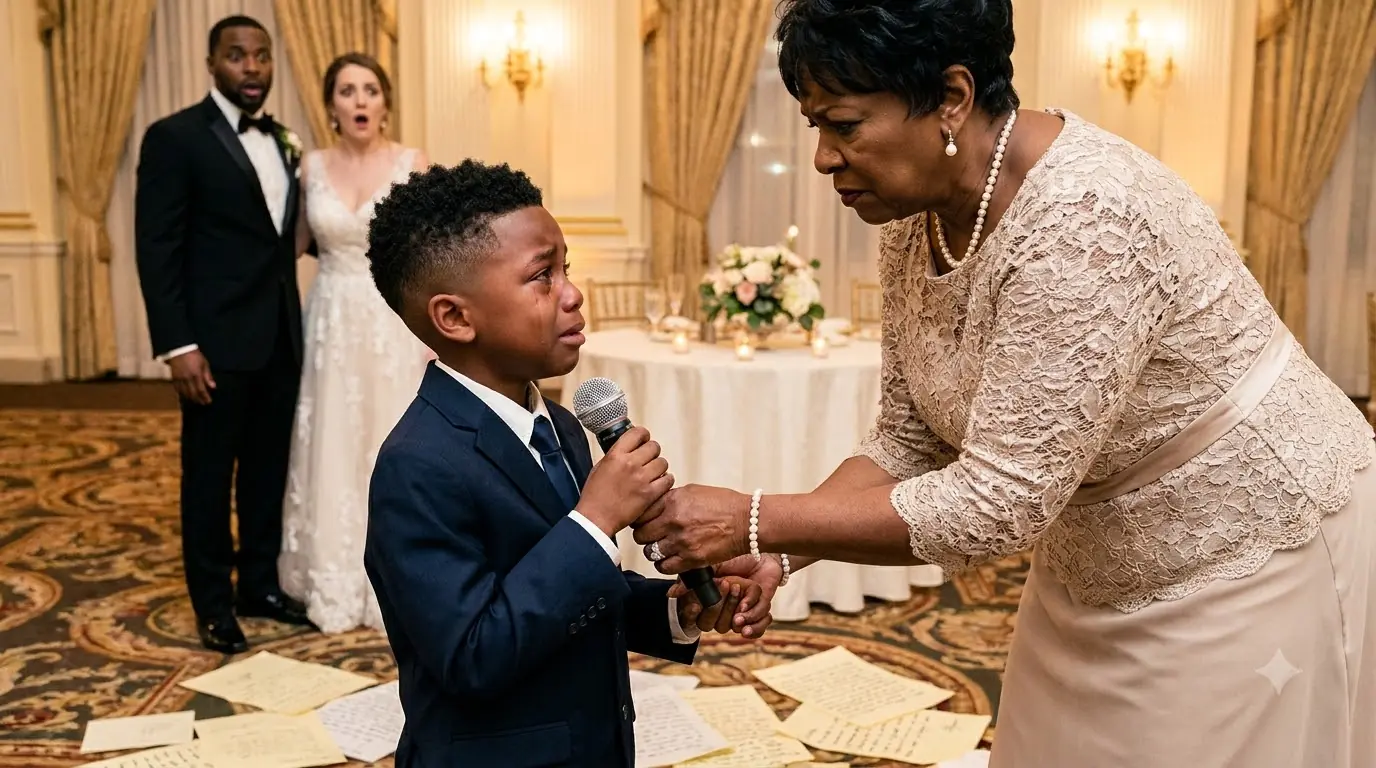 My 7-Year-Old Son Crashed His Father’s Wedding With a Microphone — Then the Bride Opened the DNA Result