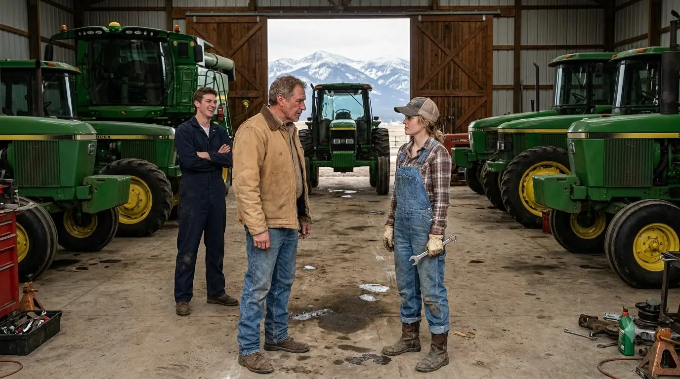 “Fix Nine John Deeres and Take 100 Cows,” the Rancher Laughed — Seven Days Later, He Was Begging the Young Mechanic to Stay