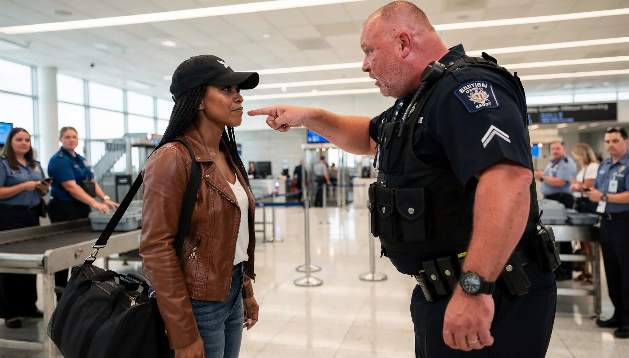 Cop Spits in a Black Woman’s Face at the Airport — Unaware She Is the FBI Director