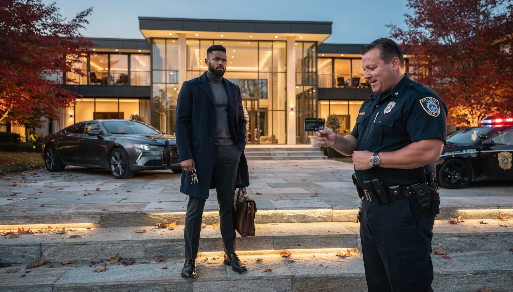 Cop Blocked a Black CEO at His Own Mansion — Minutes Later, Federal Agents Surrounded Him