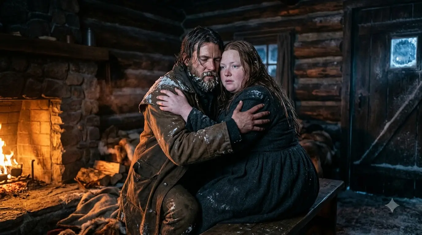 He Married a 400-Kilogram Woman to Survive the Montana Winter—Then Someone Tried to Kill Them in Their Cabin