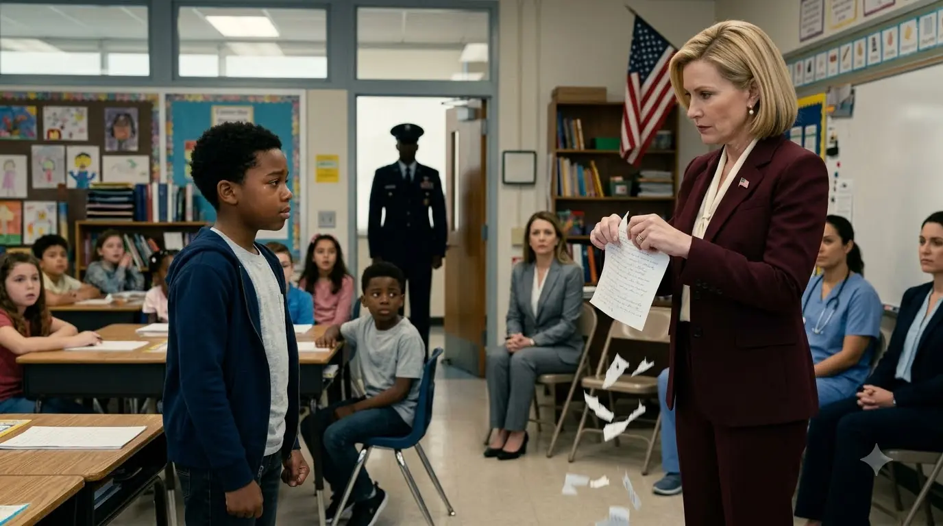 Teacher Calls A Boy a Liar About His Dad's Job — Went Silent When His Father Walked In