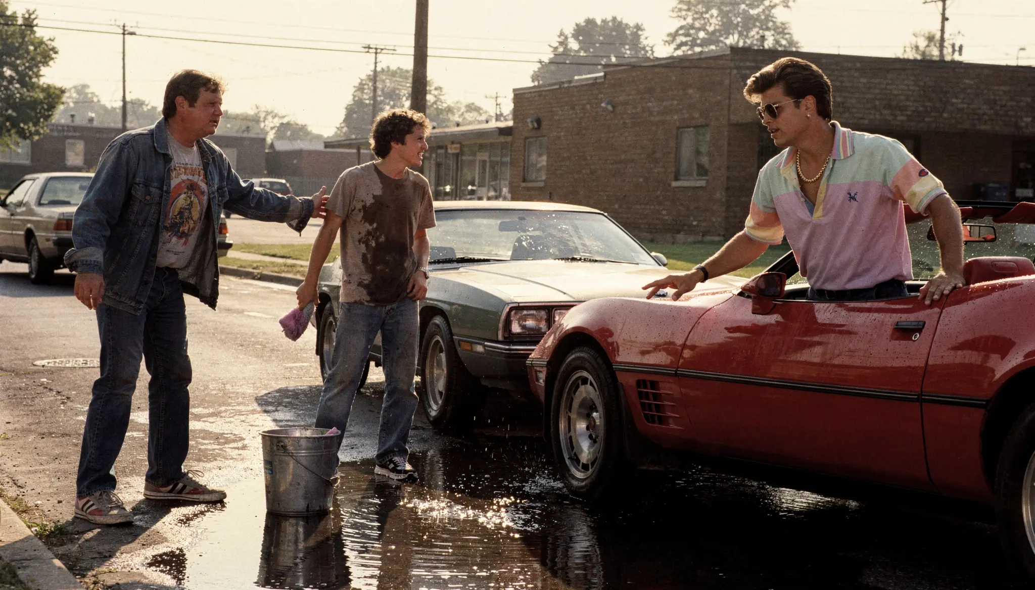 Mocked by a Rich Kid in a Red Corvette While Washing Cars for Cash — Until Dennis Said, "Back Off, Man," and Threw the Punch of His Life