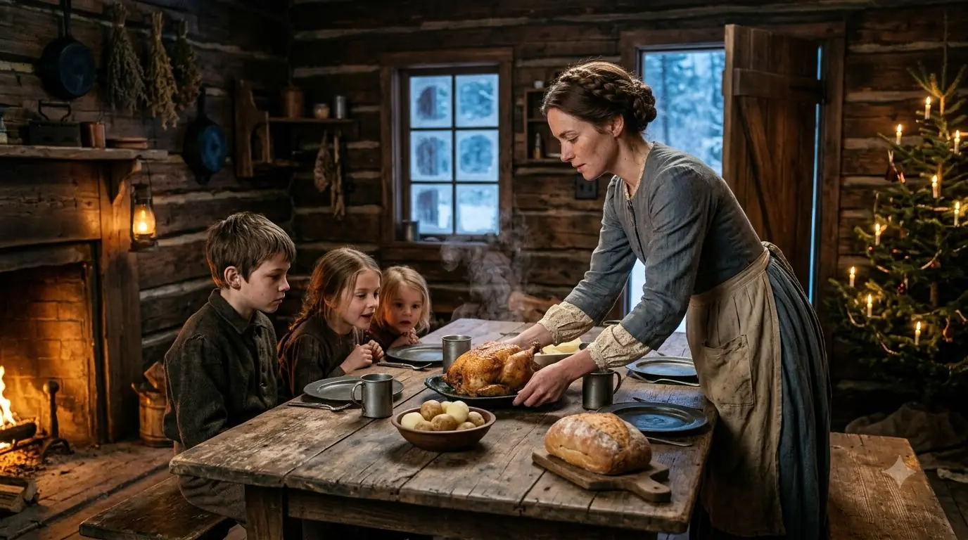 The Christmas She Gave Away Her Last Bite — Then the Widowed Rancher Who Finally Saw Her Heart