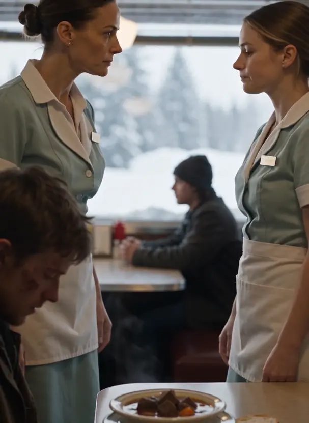 A Waitress Secretly Fed a Homeless Man After Her Boss Threatened to Fire Her — Then an Elderly Millionaire Walked In Looking for Her
