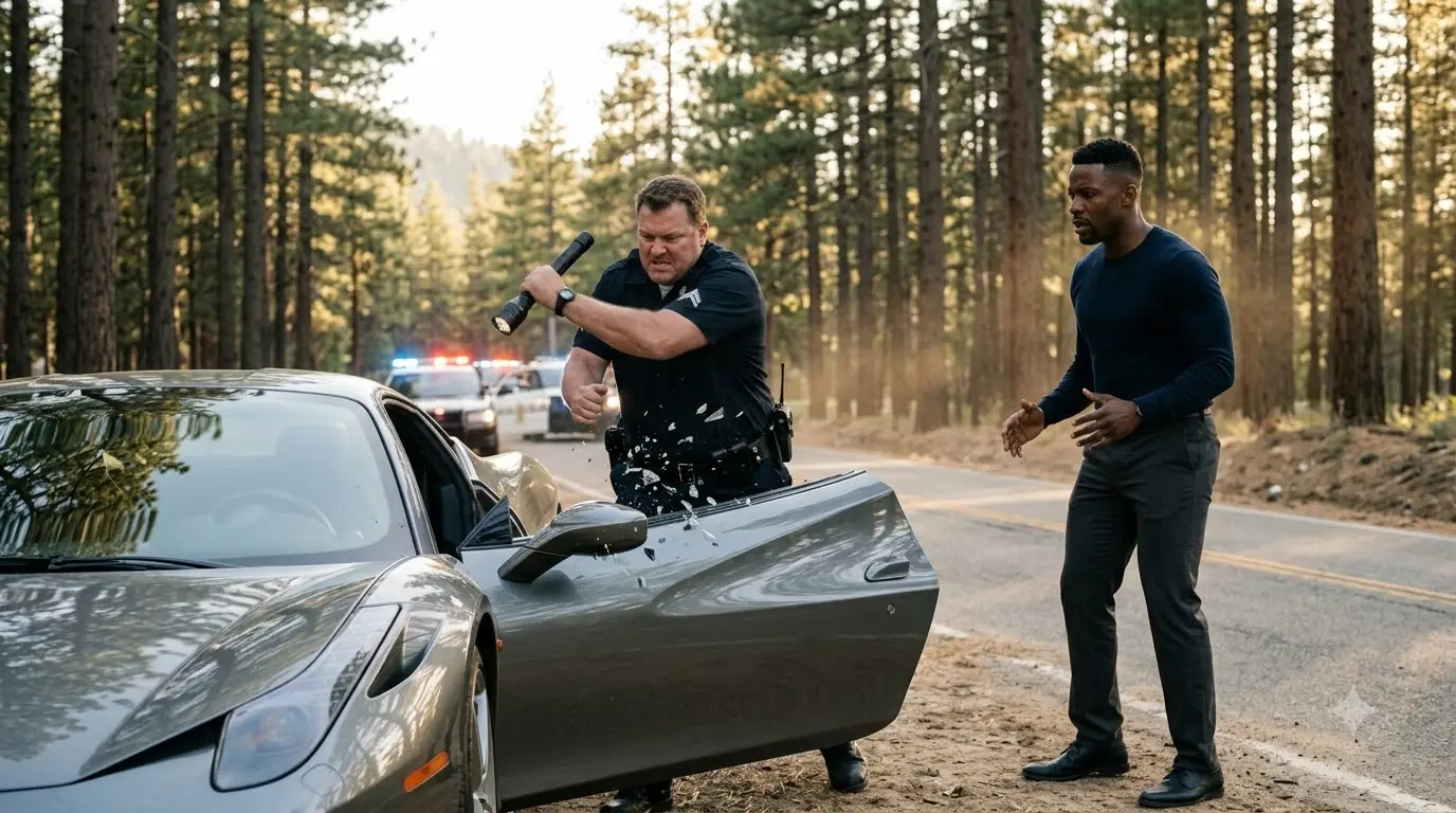 Cop Smashed a Man’s Ferrari and Called It an “Accident” — Then His Radio Ordered Him Not to Move