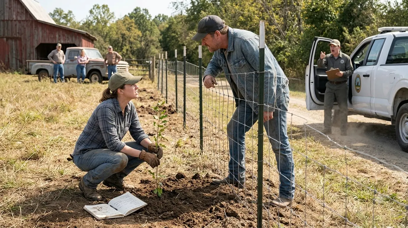 They Laughed When She Planted 300 Trees Along a Dying Fence Line — Four Years Later, 312 Survivors Broke the County Yield Record