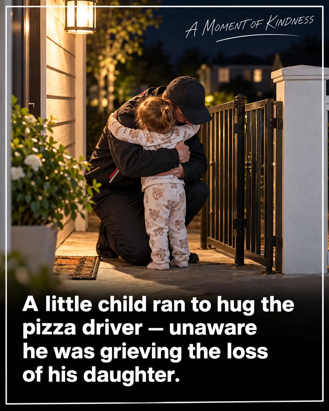 A 2-Year-Old Boy Hugged a Pizza Delivery Driver, Unaware the Grieving Father Had Just Lost His 16-Year-Old Daughter