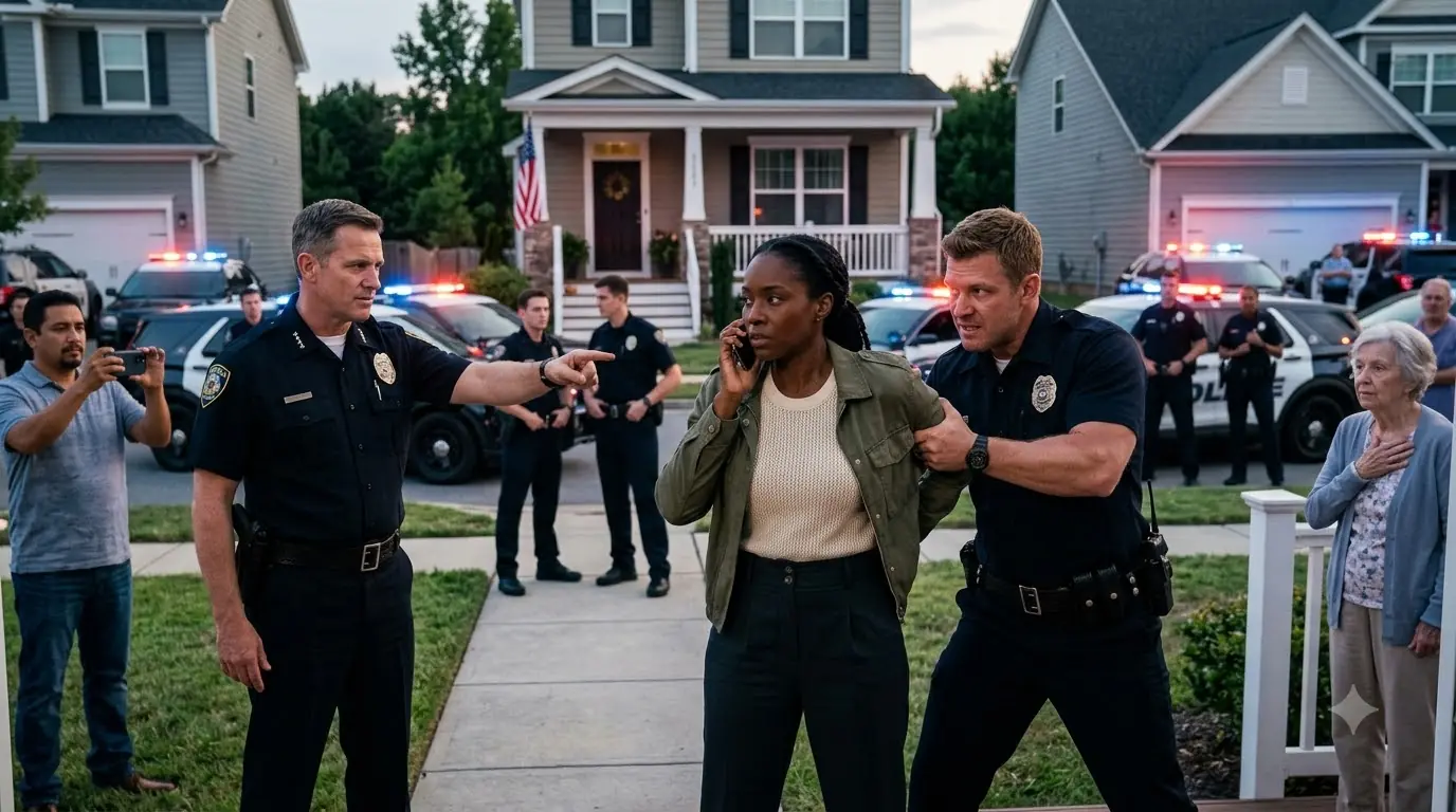 10 Cop Cars Surround Woman Outside Her Home — Then Her Call Ruins Them All