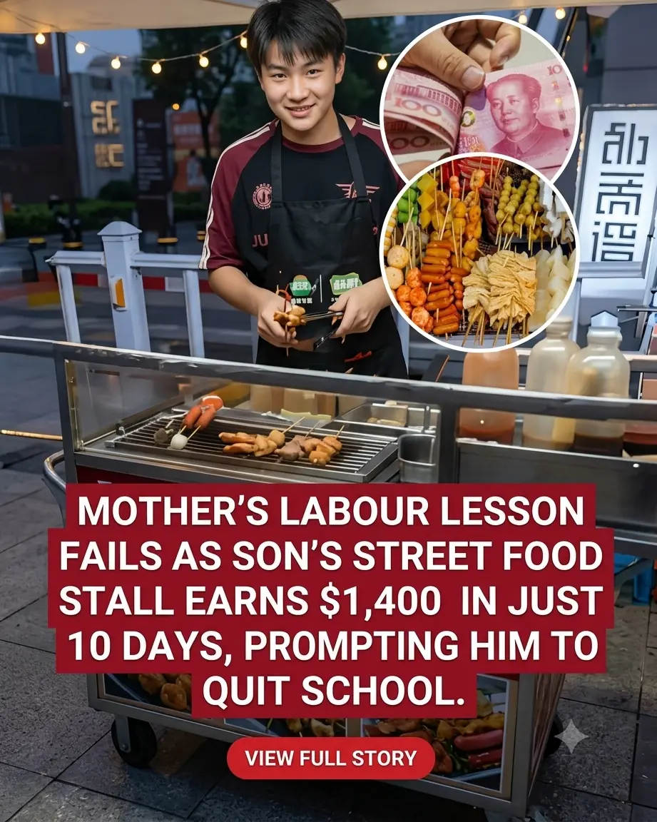 A Mother Made Her Son Sell Street Food to Teach Him a Lesson About Education