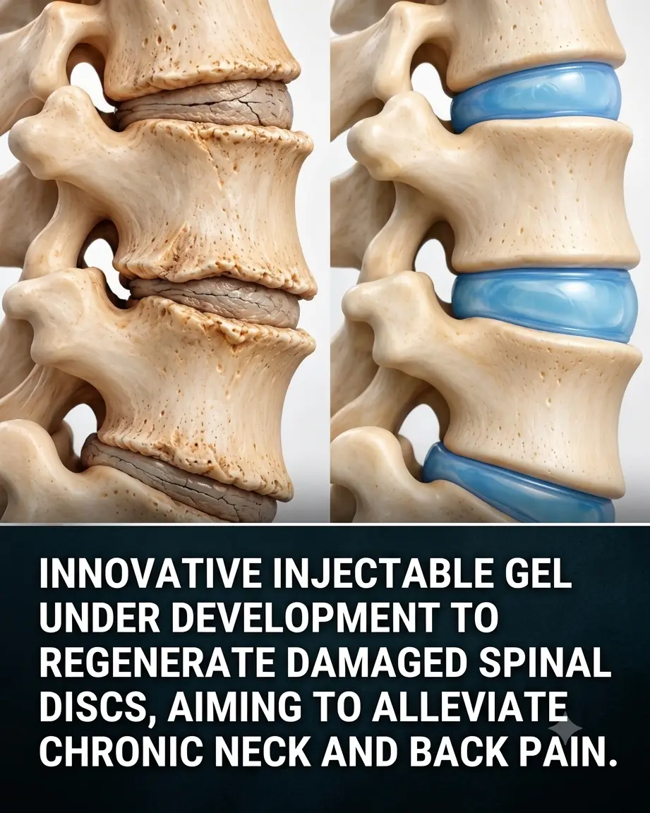 Scientists Are Developing an Injectable Hydrogel That Could Help Regenerate Damaged Spinal Discs and Relieve Chronic Back Pain