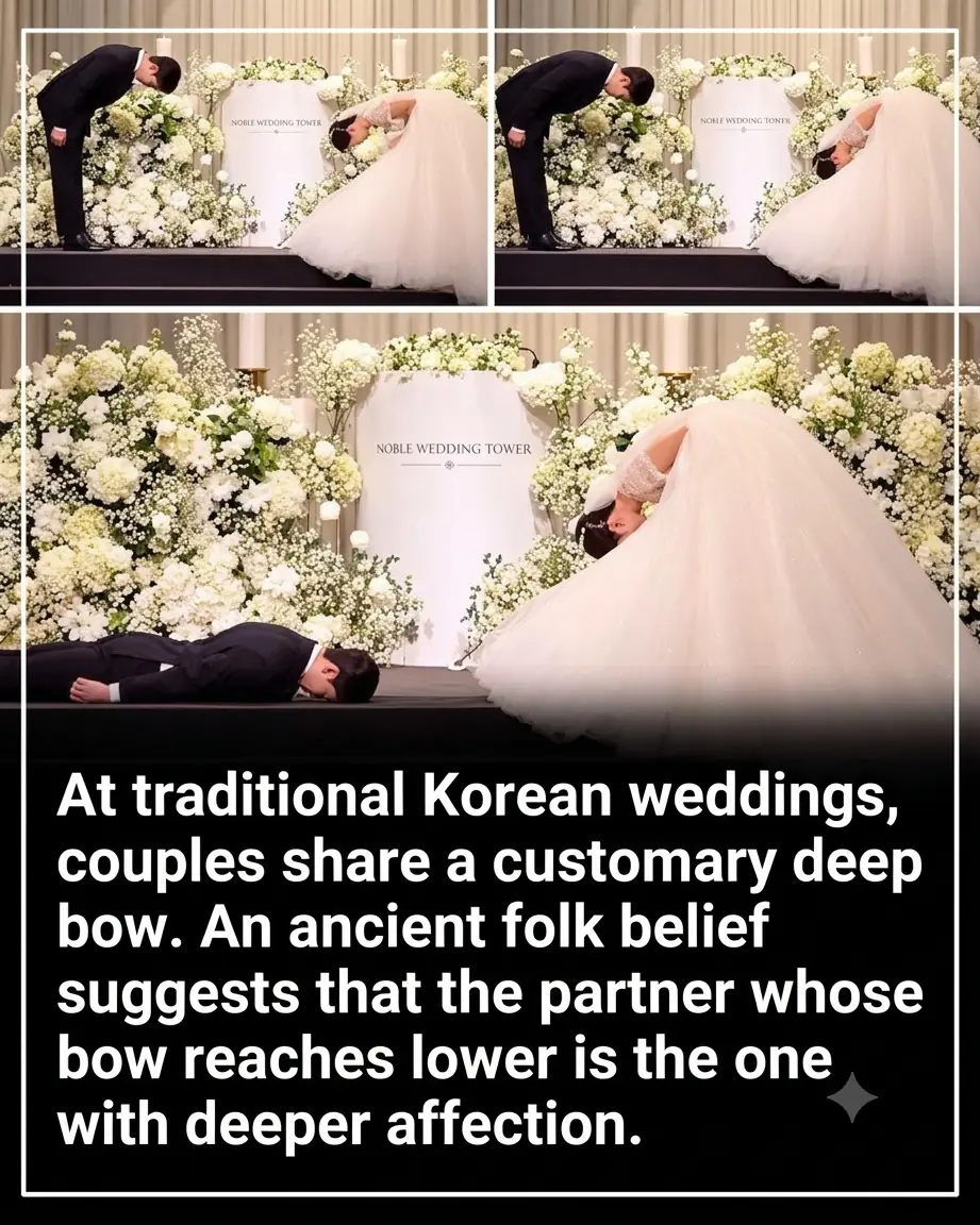 In South Korea, Couples Have the Sweetest Wedding Tradition: Whoever Bows Lower Loves the Other More!