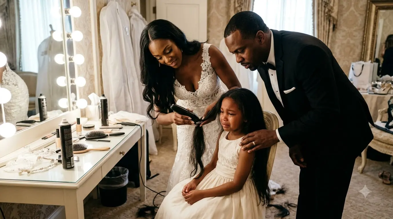 His Bride Cut His 7-Year-Old Daughter’s Hair Before the Wedding—Then the Family Attorney Called About Her $2.4 Million Trust