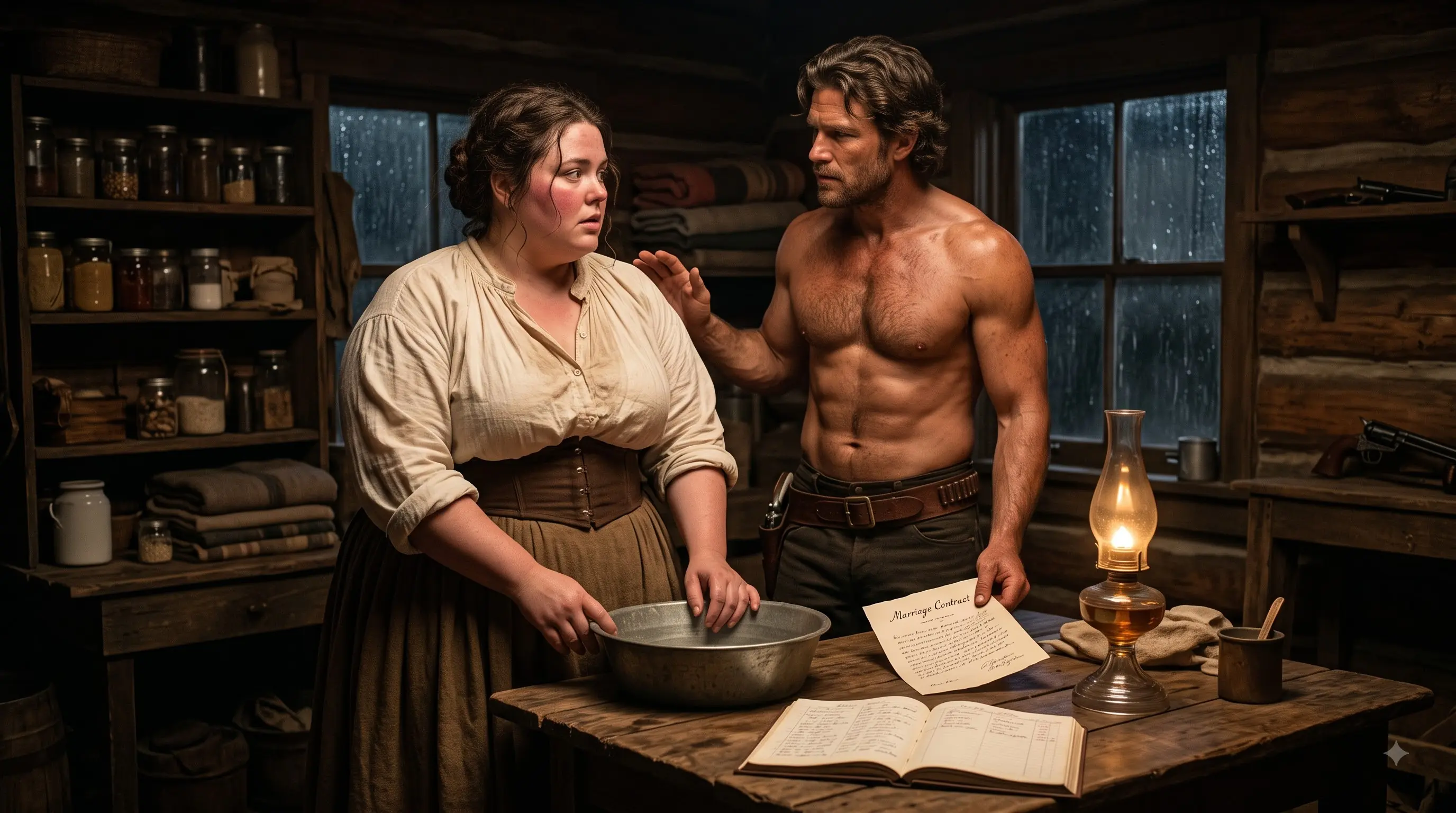 “TONIGHT, I WANT YOU TO BEAR MY CHILD,” THE COWBOY SAID — BUT HIS 300-KG BRIDE MADE HIM BURN THE MARRIAGE CONTRACT