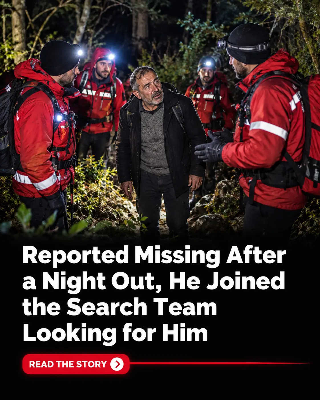 Man Joins Search Party to Find Missing Person — Then Realizes They’re Looking for Him! 😂