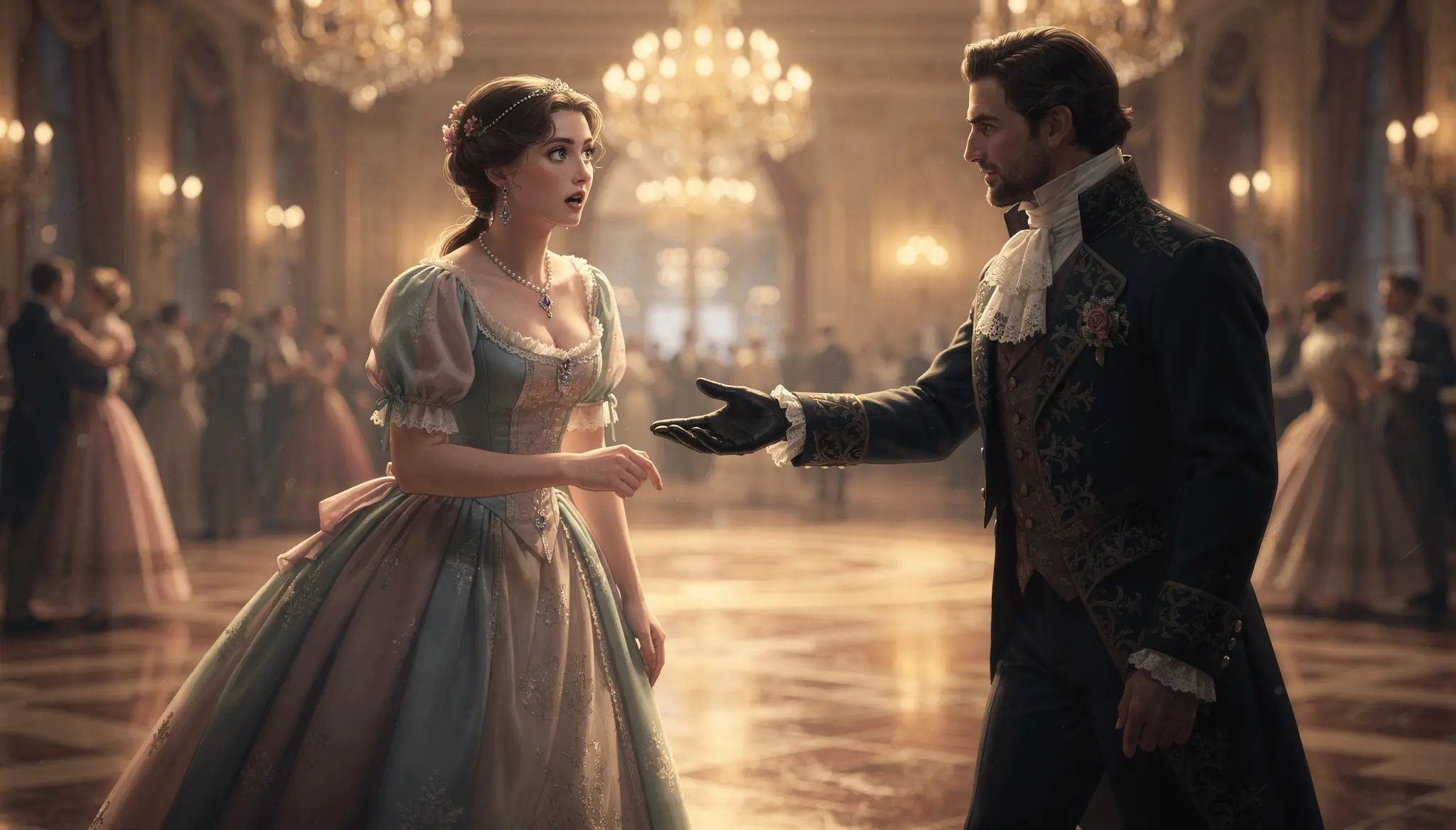 A Quiet Wallflower Never Expected the Duke to Notice Her — Until He Offered His Hand and Said, "I Would Be Honored"