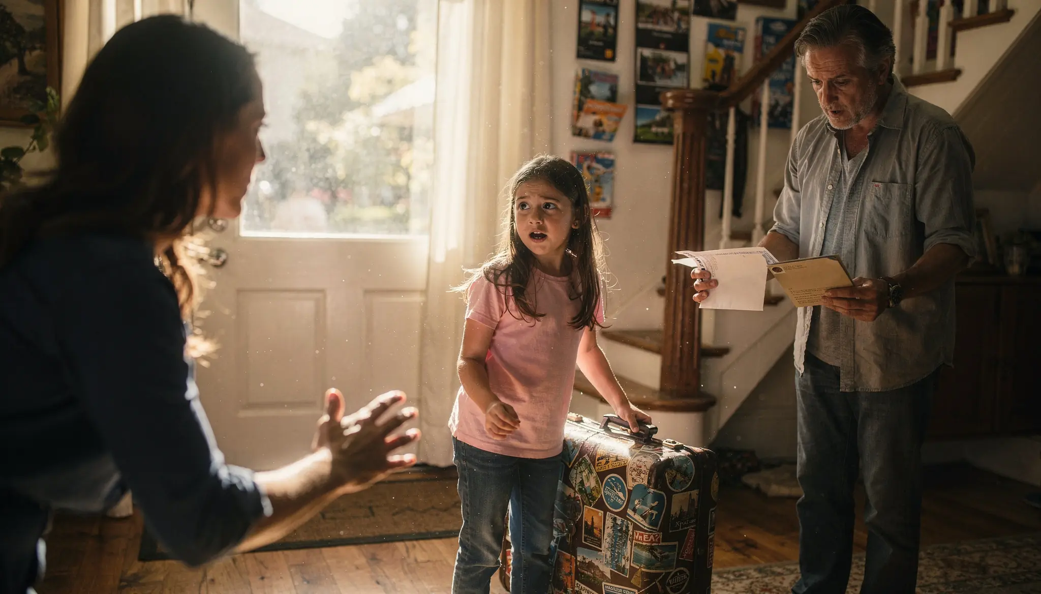 Maya Packed Her Bag for the Trip of Her Dreams — Until Mom Said, "Not Yet, Maya," and Dad Came Down Holding the Truth