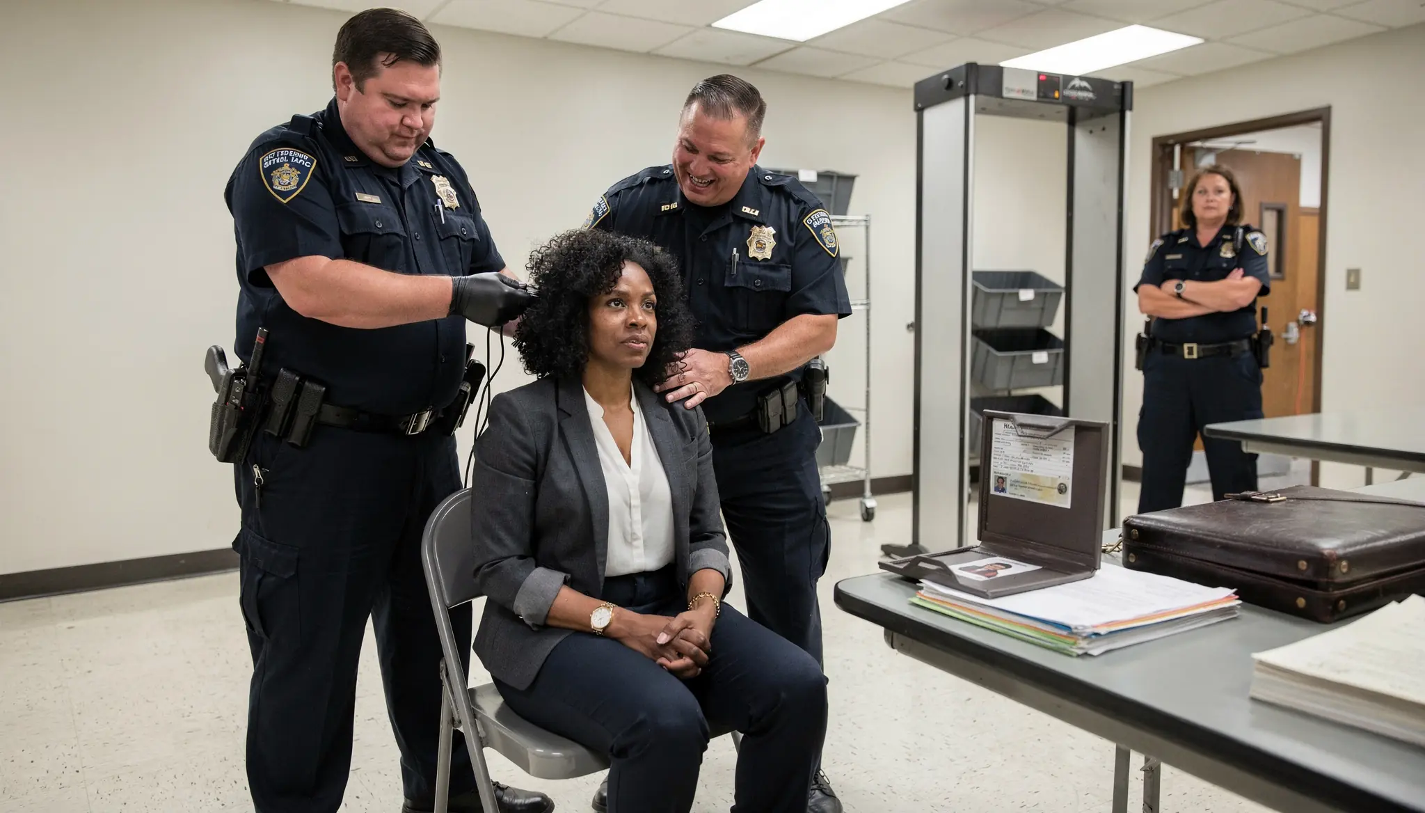 Racist Cops Shave a Black Girl’s Hair — Then Freeze When She Walks Into Court as the Judge