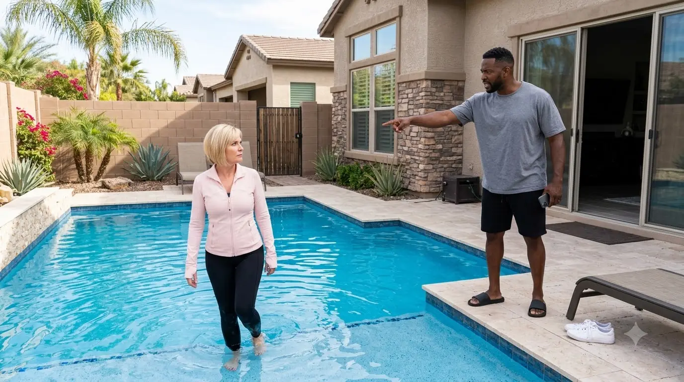 An HOA President Climbed Into a Homeowner’s Private Pool — She Thought Her Title Gave Her the Right to His Backyard