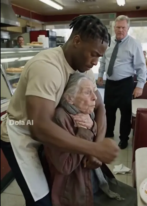 A Black Waiter Saved an Elderly Woman Choking in a Diner — Then His Manager Pointed at Him and Made an Accusation No One Expected
