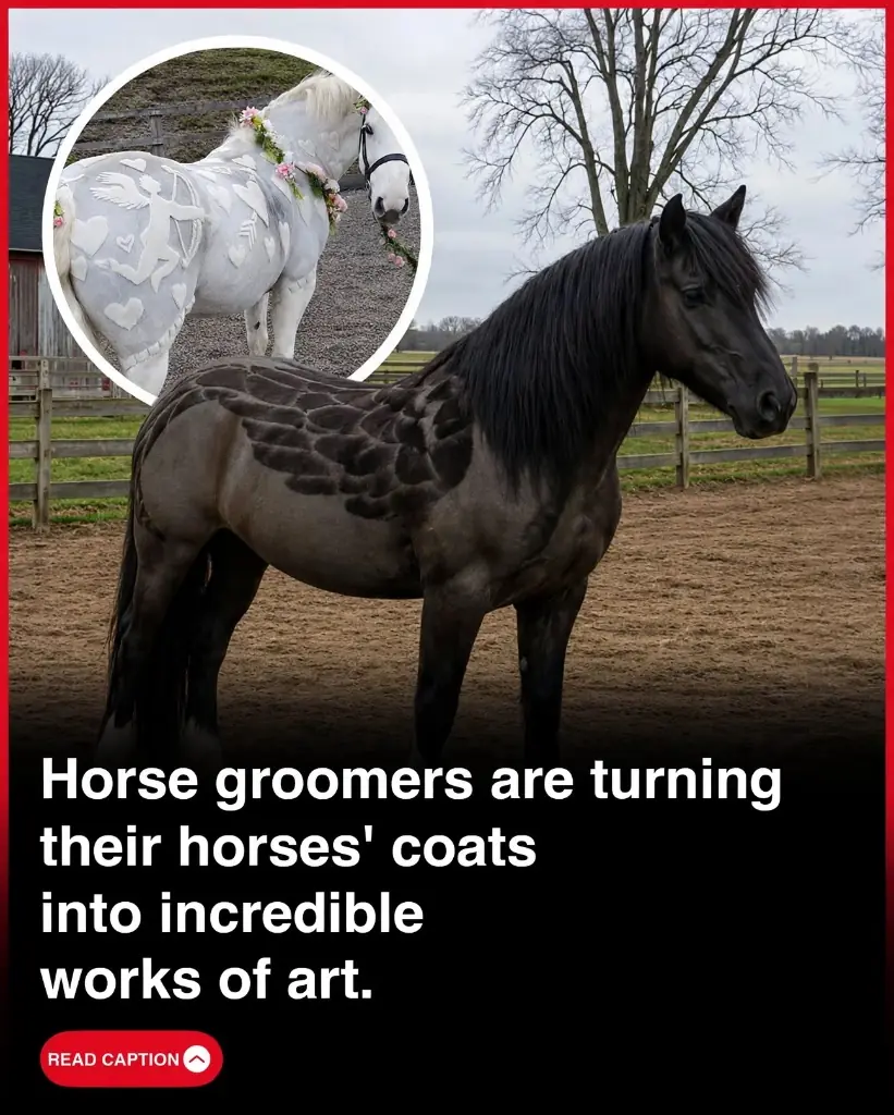 Clippers, Not Paint: The Horse Groomers Turning Coats into Canvas