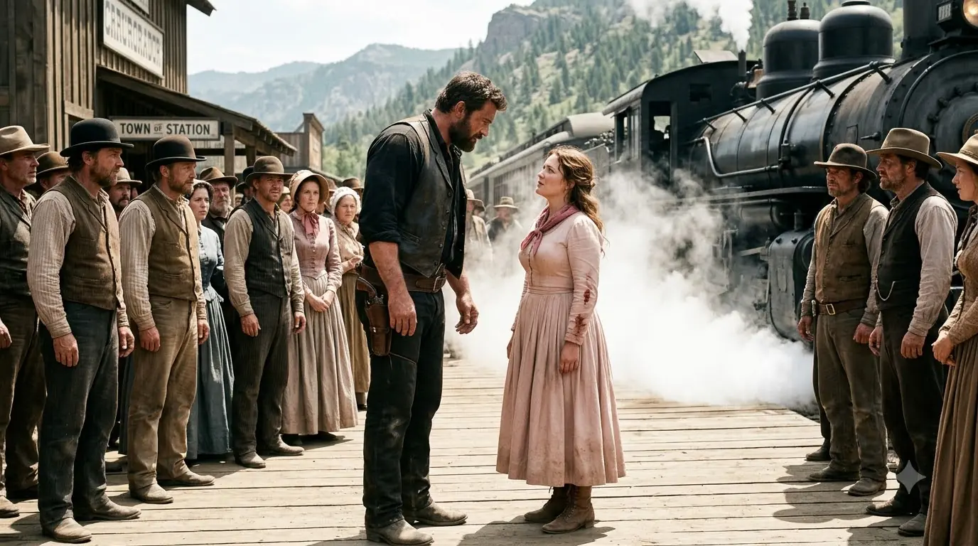 The Giant Rancher Asked for a Steady Wife — She Stepped Off the Train With Blood on Her Sleeve