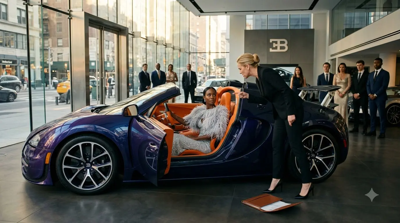They Told the Woman to Step Out of the Bugatti — She Quietly Asked Who Really Owned the Showroom