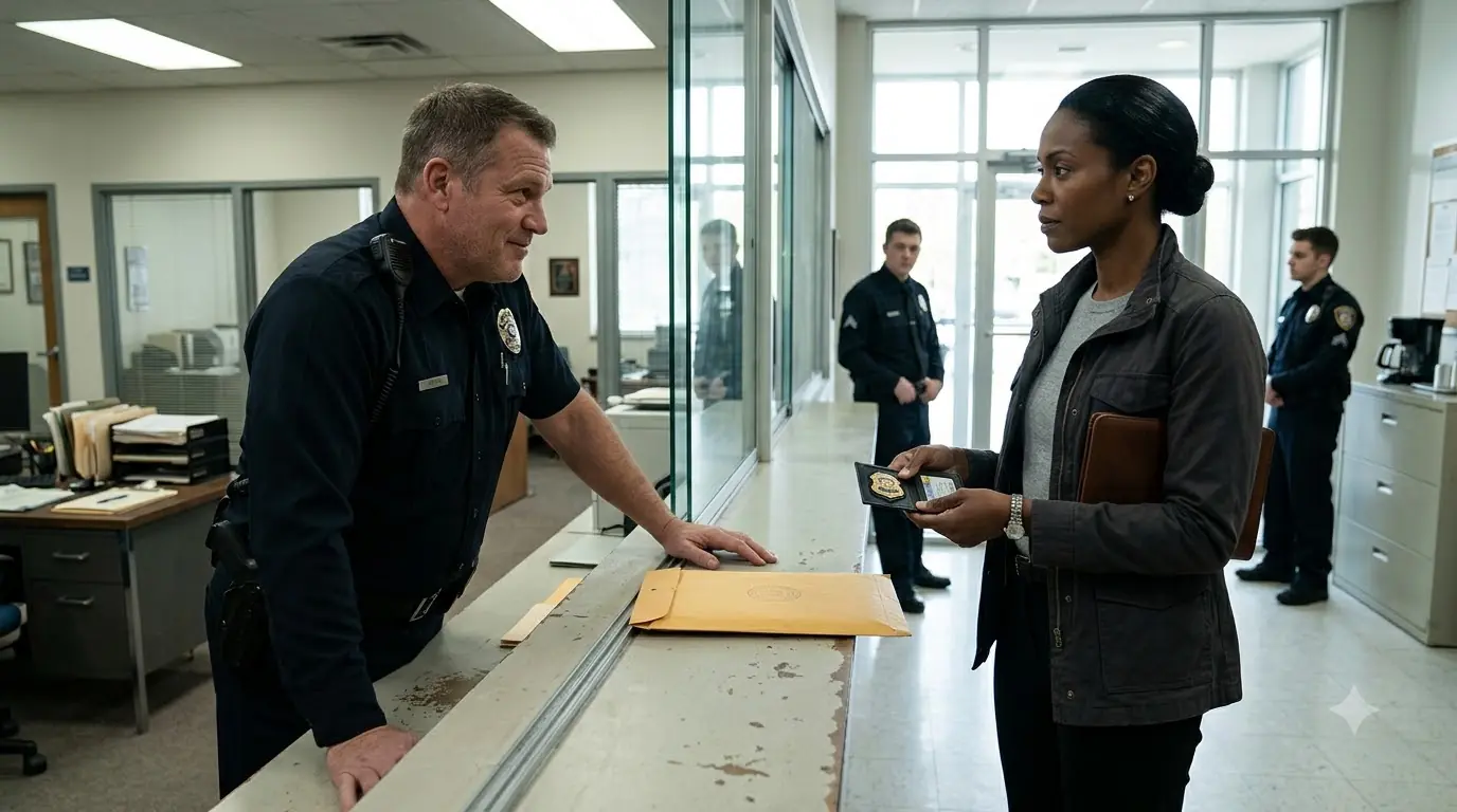 Cop Tore a Woman’s Sealed Warrant — Then Cars Locked Down the Station