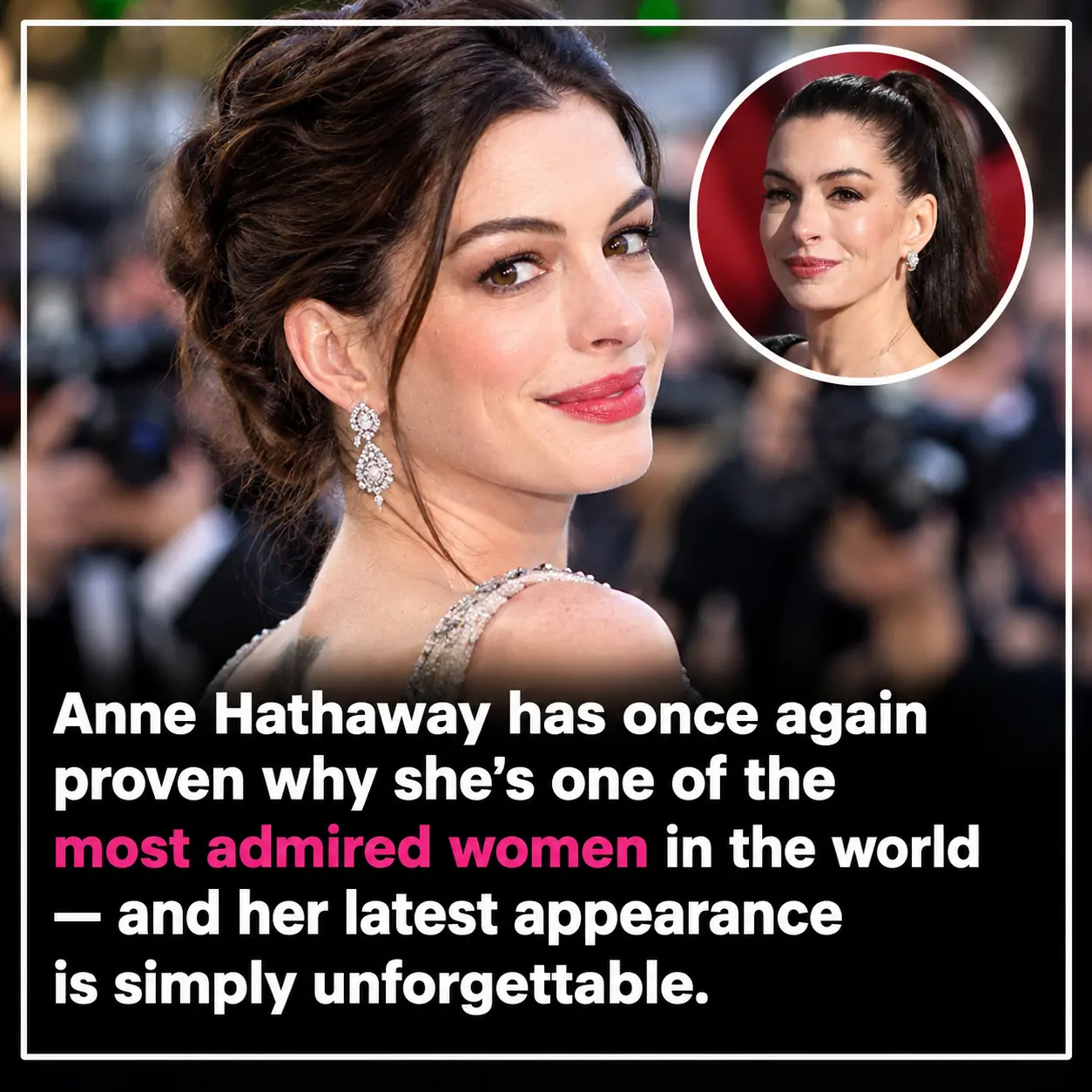 At 43, Anne Hathaway Is Named PEOPLE Magazine’s World’s Most Beautiful Star of 2026—Proving That True Beauty Only Grows With Age! ❤️✨