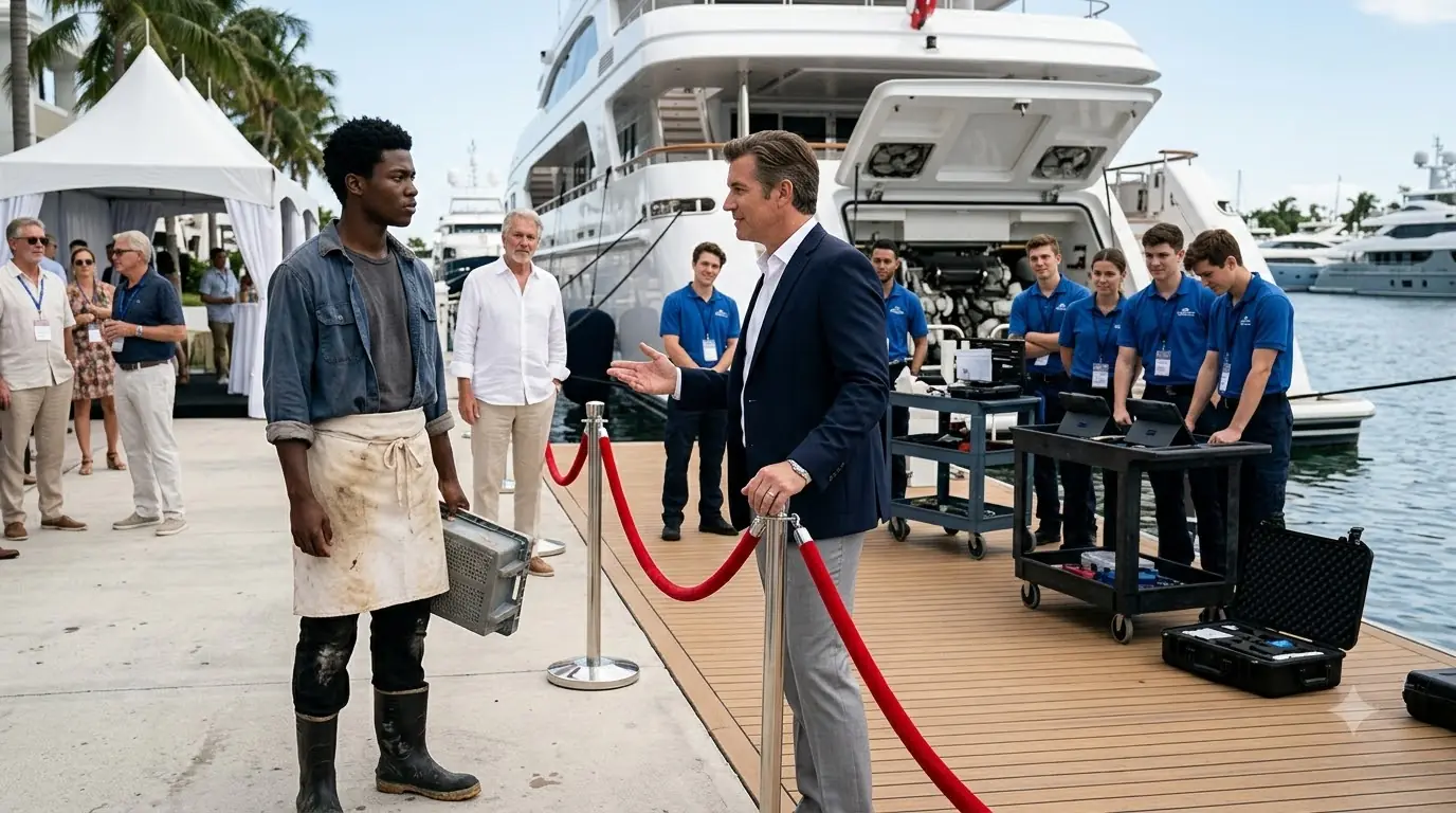 A Billionaire Offered $10M to Restart His Yacht's Failed Engine — A Teen Did It in 5 Minutes