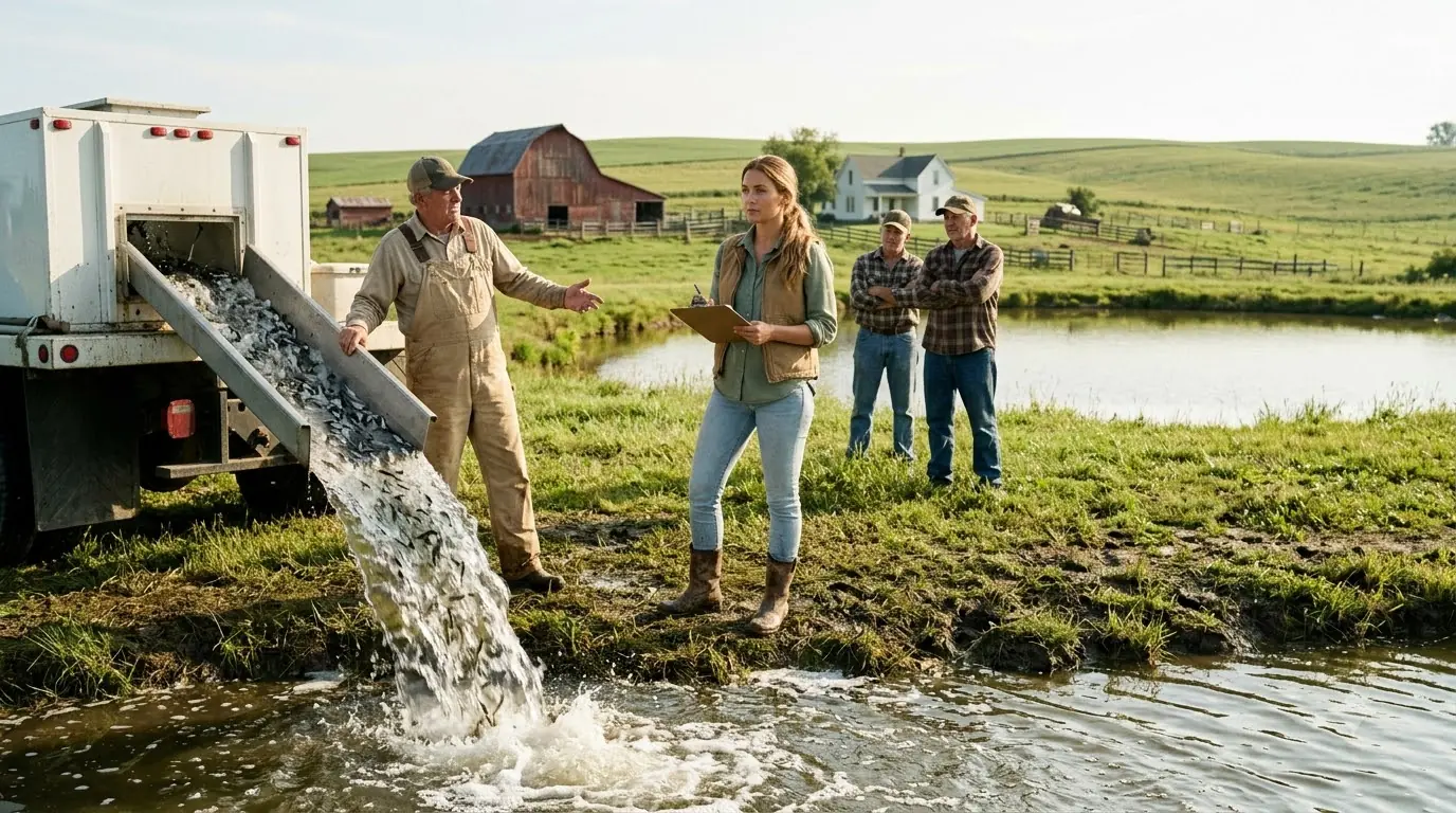 The Fish Hatchery Dumped Unwanted Fingerlings on Her Pond — She Built a Six-Figure Seafood Business
