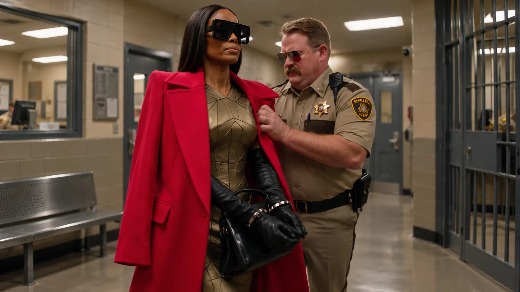 The Sheriff Arrested Her for “Attitude” — Then the Red Emergency Phone Rang
