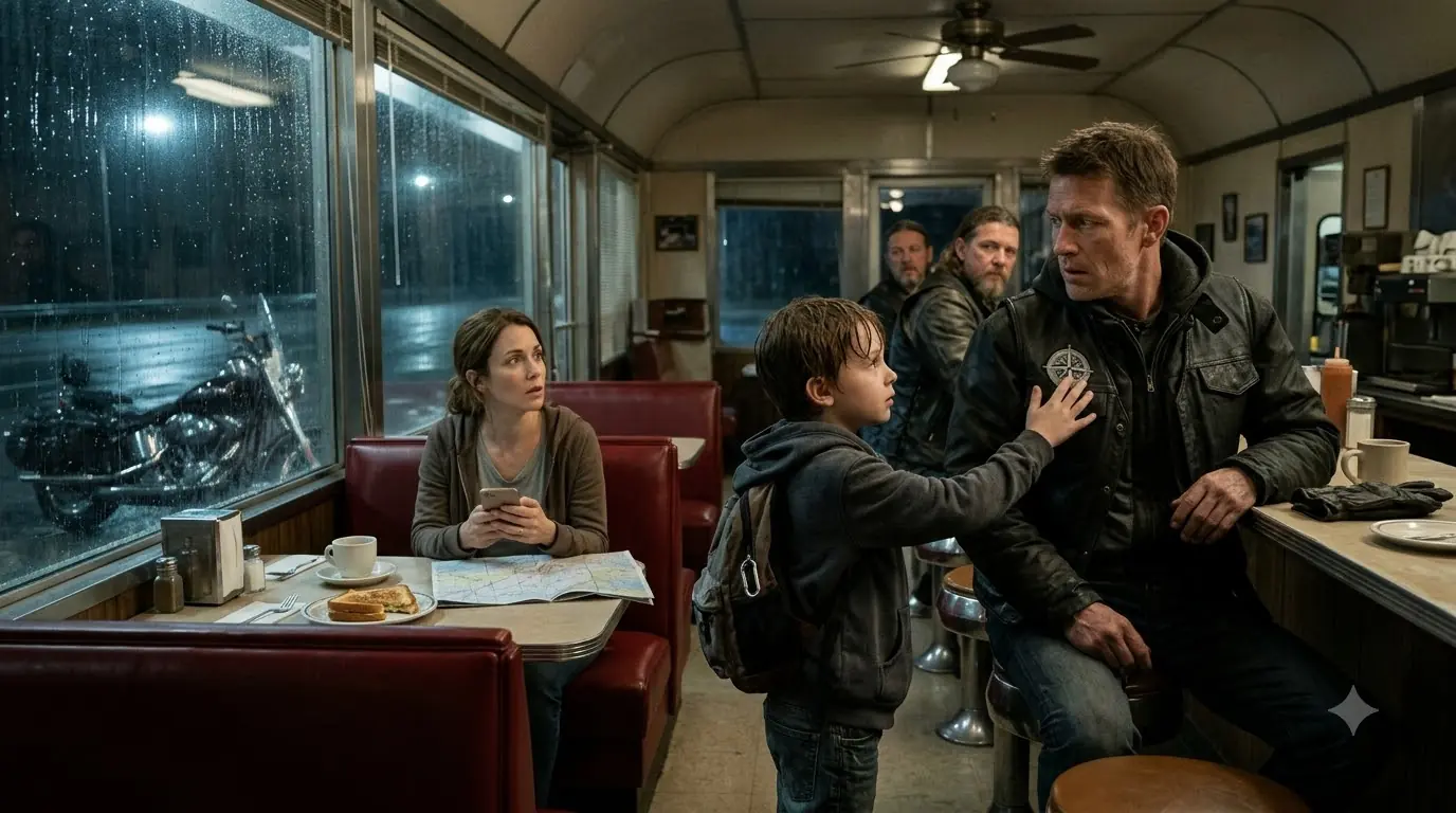 The Boy Touched the Biker's Patch and Cried — "I Found You, Dad’s Best Friend"