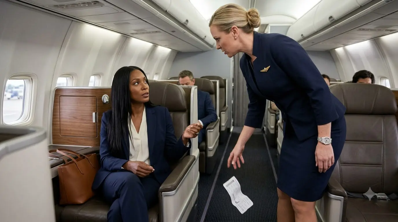 The Flight Attendant Ordered Her Out of Seat 1A — Then She Saw the Watch She Hadn’t Seen in Twelve Years